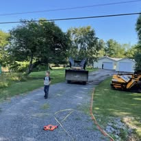Site prep with crew