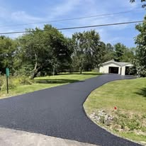 Front yard driveway entrance